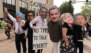 Срещата в Питсбърг бе съпътствана с протести