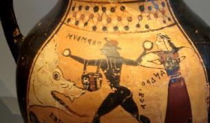 Чудовището било изобразявано на вази