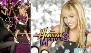Майли като Хана - на червения килим и върху обложката на албума "Хана Монтана-3"