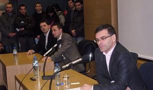 Симеон Дянков изнесе лекция пред студенти от Американския университет в Благоевград