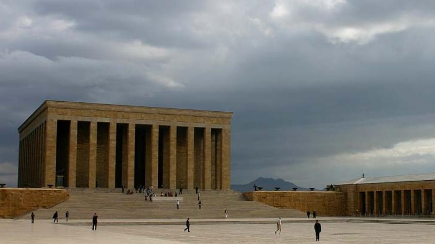Мавзолеят на създателя на модерната турска държава Кемал Ататюрк в Анкара
