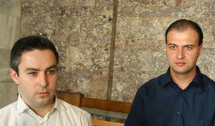 Георги Желязков (л) и Стоян Стоичков през август 2009 г.