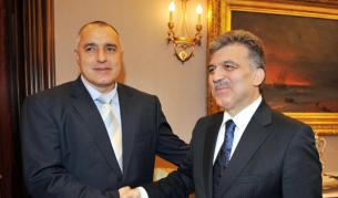 Бойко Борисов разговаря в Анкара с турския си колега Реджеп Тайип Ердоган в края на януари 2010 г.