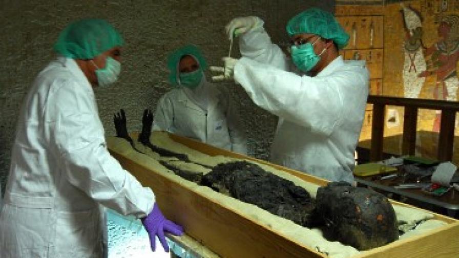 От мумията на Тутанкамон бил извлечен ДНК материал за анализ