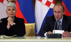 Ядранка Косор и Владимир Путин