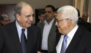 Палестинският президент Махмуд Абас се срещна в Рамала със специалния пратеник на САЩ за Близкия изток Джордж Мичъл