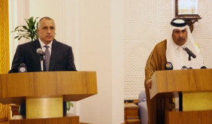 Премиерът Бойко Борисов и катарският му колега Абдулах Бин Халифа ал-Тани