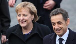 Подкрепата на най-голямата икономика в Европа - Германия, бе уговорена на четири очи между Меркел и Саркози