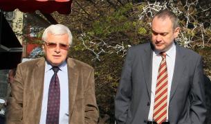 Гл. прокурор Б. Велчев (д) и председателят на Комисията по етика към ВСС Цони Цонев