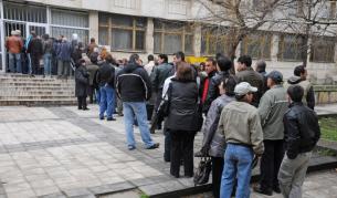 Опашка пред Областната дирекция на МВР в Добрич