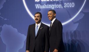 Барак Обама с пакистанския премиер Юсуф Раза Джилани