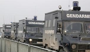 Протеста на тютюнопроизводителите се охранява и от жандармерията