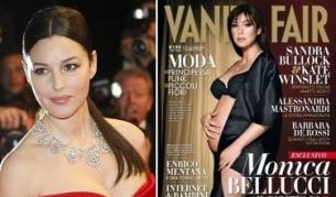 Моника Белучи в Кан и бременна на корицата на "Венити феър"