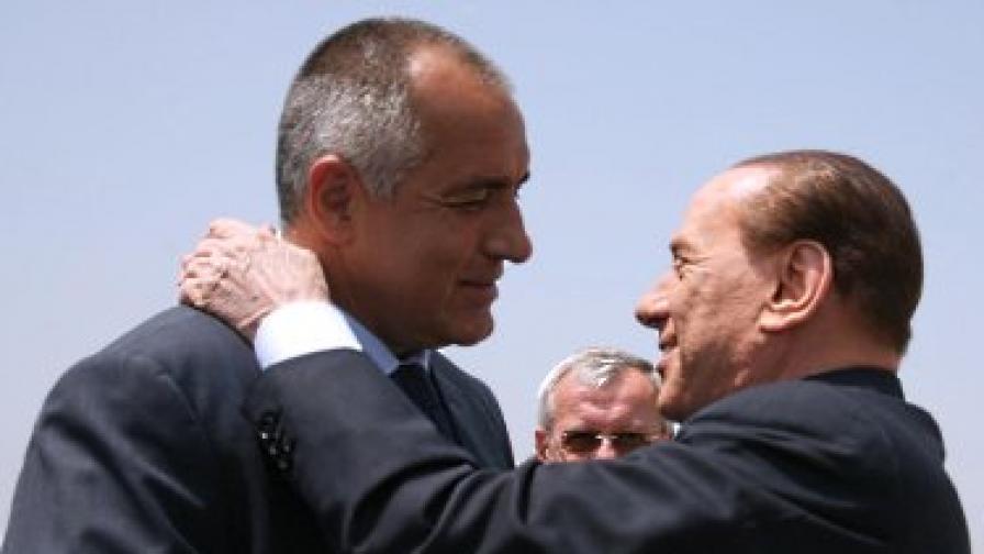 Италиански медии за визитата на Берлускони в България