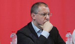 Сергей Станишев по време на днешния пленум на БСП