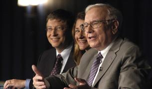 Бил Гейтс и Уорън Бъфет заедно и през 2006 г.