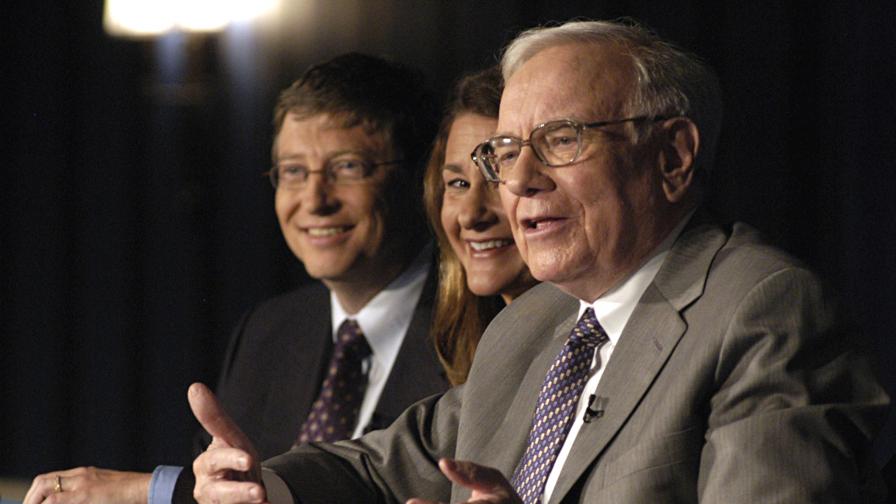 Бил Гейтс и Уорън Бъфет заедно и през 2006 г.