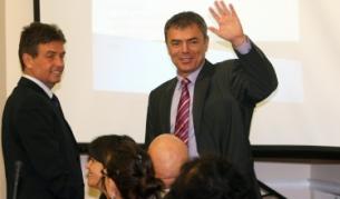 Сергей Игнатов на кръглата наса "Квалификацията на <br /><br />
учителите в България - възможности за развитие, просперитет и <br /><br />
постижения в сферата на образованието"