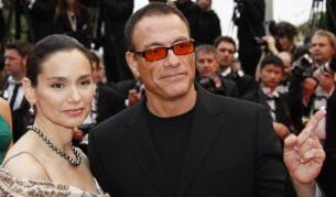 Жан-Клод ван Дам заедно със съпругата си Гладис Португес