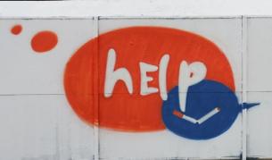 Снимка от инициативата против тютюнопушенето HELP – STREET ART EVENT
