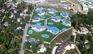 Снимка от въздуха на имоти в южен квартал на София