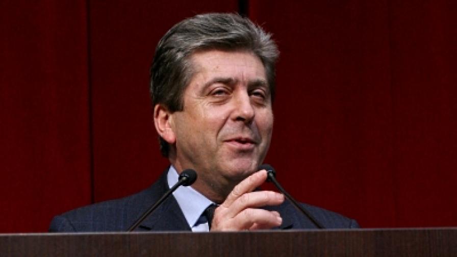 Георги Първанов, президент на Република България