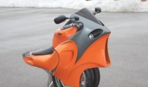 Момче изобрети мотор с две успоредни гуми