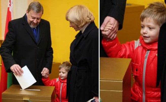 Тригодишният Даник - символът на беларуската опозиция