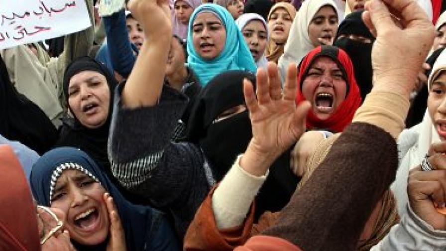 Жените в Египет са в ядрото на антиправителствените протести