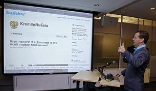 Медведев е най-добрият руски блогър 