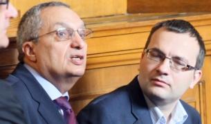 Иван Костов и Мартин Димитров в парламента