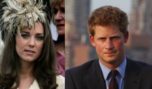 Гаф: Кейт Мидълтън с принц Хари?
