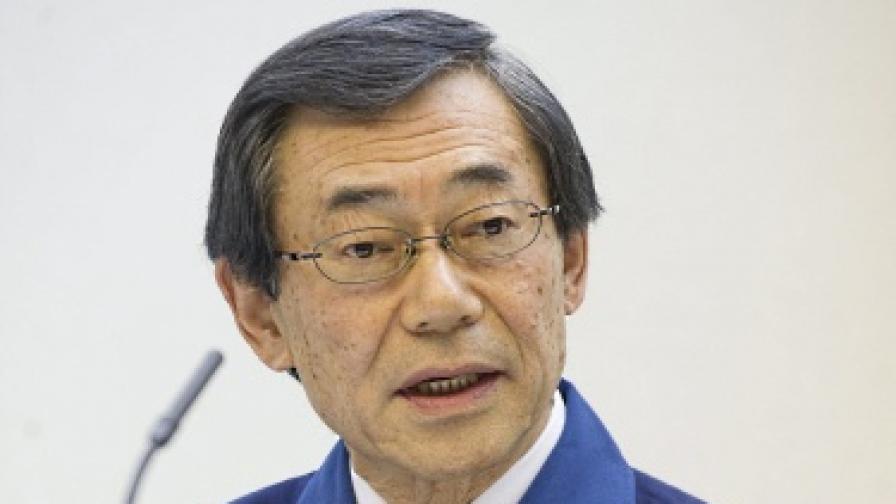 Президентът и главен изпълнителен директор на ТЕПКО Масатака Шимидзу