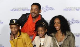 Уил Смит със съпругата си Джейда и двете им деца