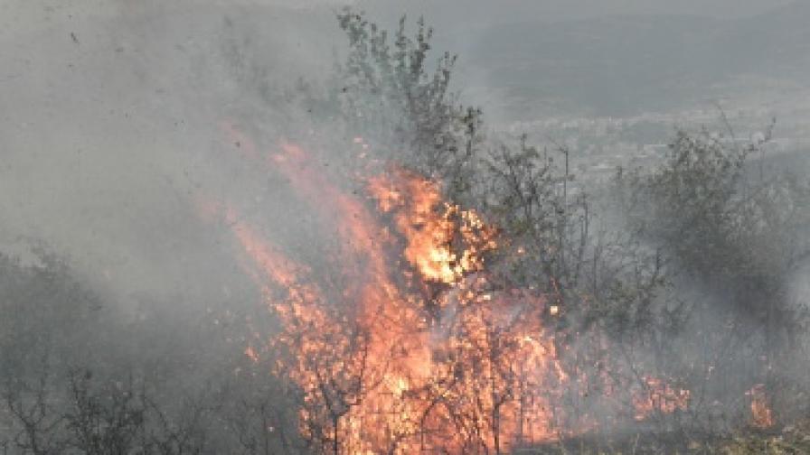 Две деца са обгазени при пожар в Пловдив
