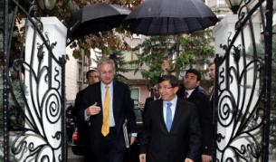 Шведският външен министър Карл Билд - гост в Анкара на своя турски колега външният министър Ахмед Давутоглу