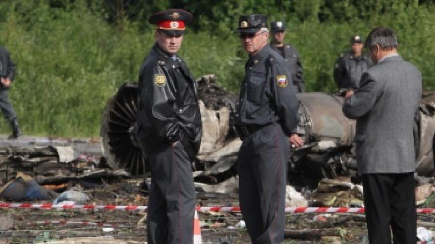 Бомбардировач се разби в Русия