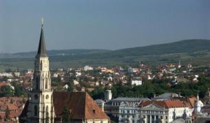 Изглед от центъра на Клуж