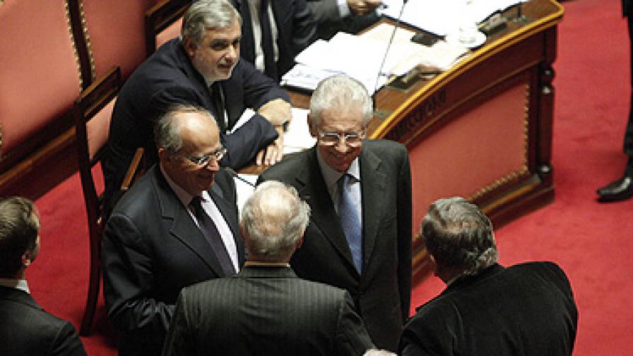 Италианският Сенат одобри новите антикризисни мерки