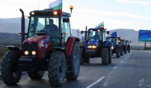 170 селскостопански машини влизат в София довечера