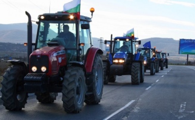 170 селскостопански машини влизат в София довечера