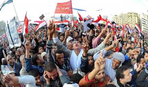 Египетски демонстранти