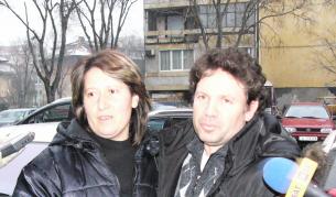 Николай със съпругата си след трагедията