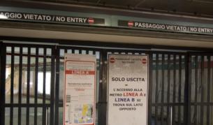 В Рим двете линии на метрото бяха затворени на 16 декември