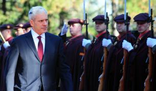 Сръбският президент Борис Тадич на посещение в Скопие