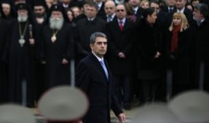 Церемонията по встъпване в длъжност на президента Росен Плевнелиев на площад "Св. Александър Невски" в София