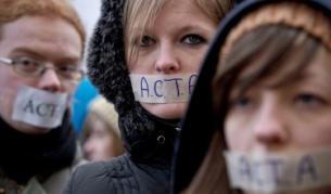 Протест срещу ратифицирането на ACTA в Полша