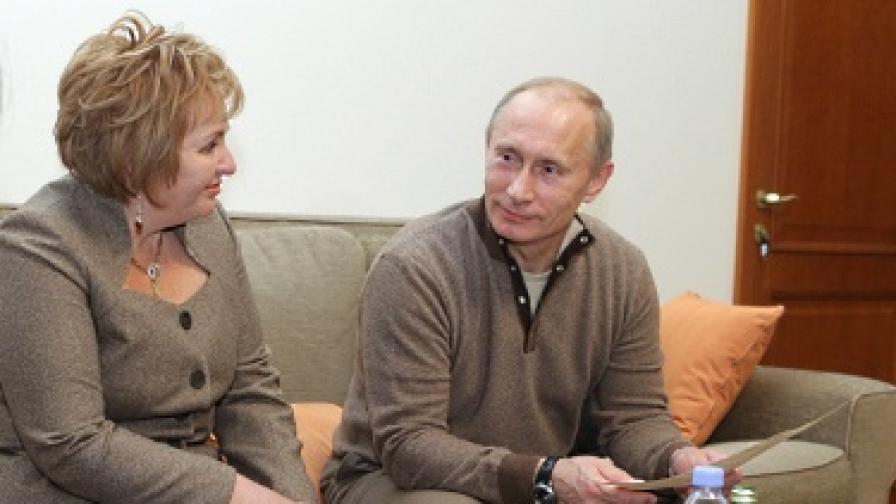 Путин с жена си Людмила