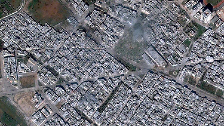 Сателитна снимка на Баба Амр
