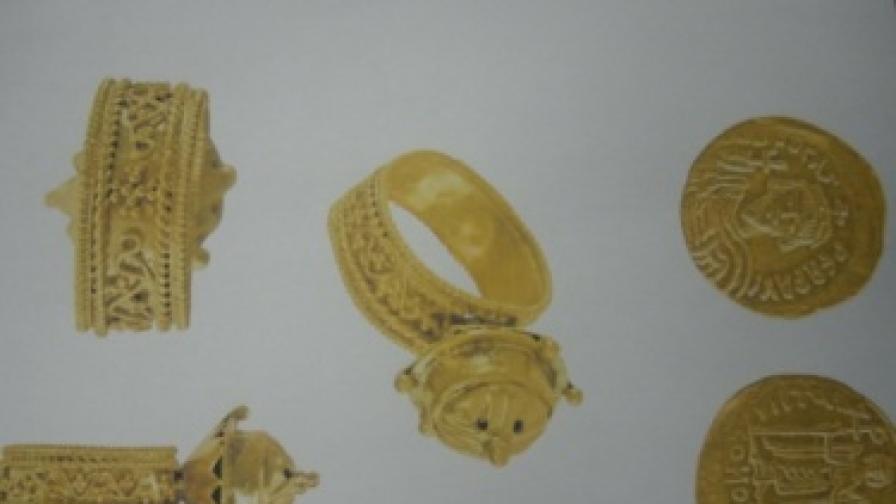 Уникален златен пръстен от VI в. открит край Бяла
